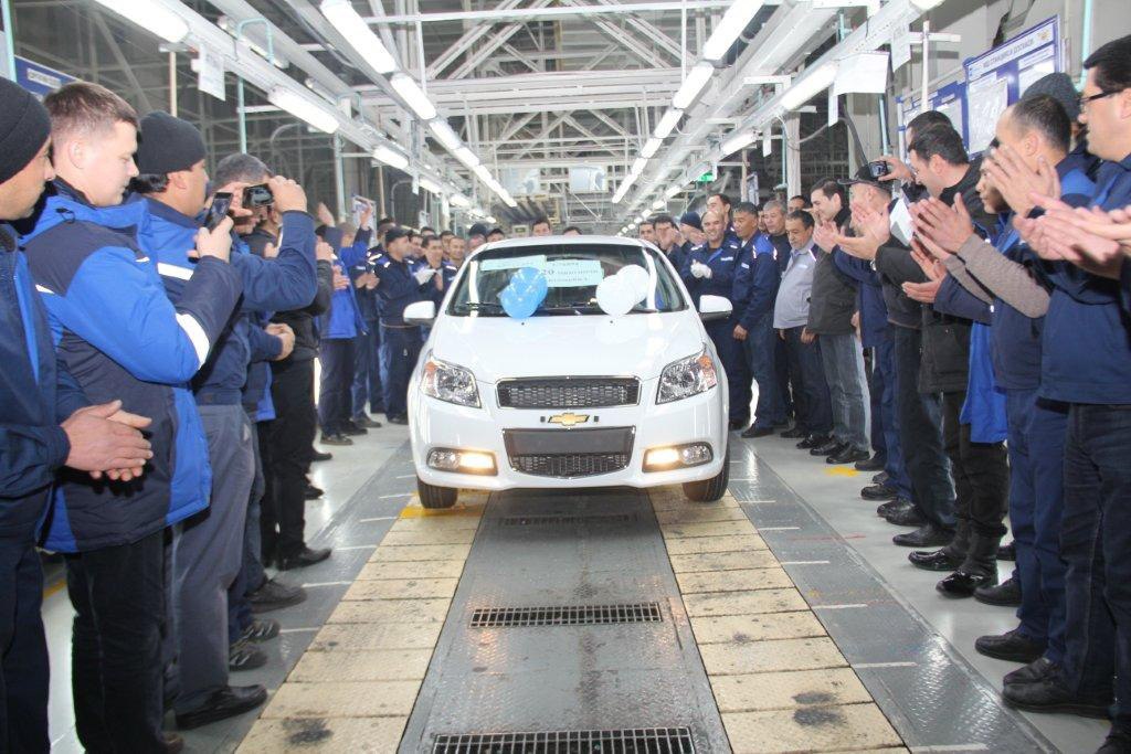 “GM UZBEKISTAN” 220 МИНГИНЧИ АВТОМОБИЛНИ ИШЛАБ ЧИҚАРДИ