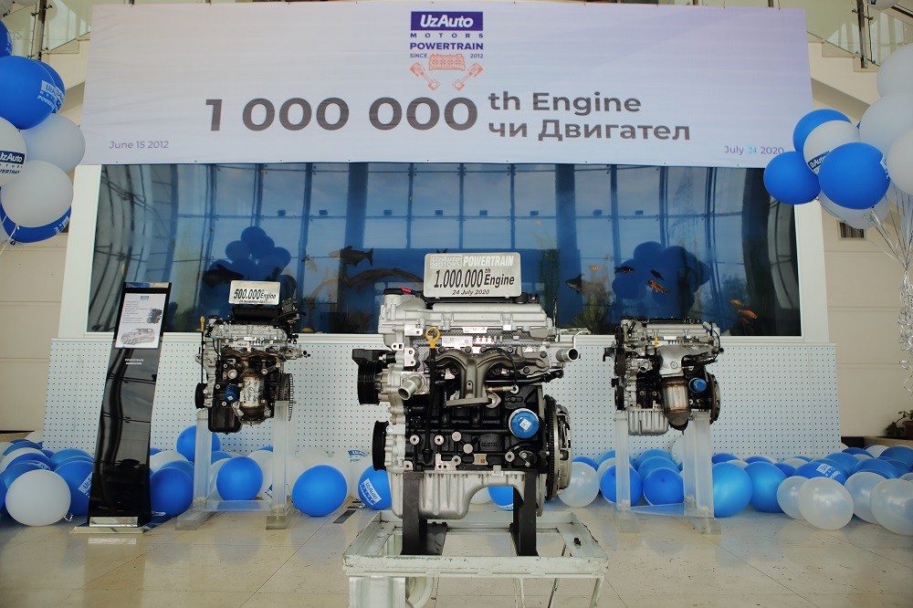 НА ЗАВОДЕ UZAUTO MOTORS POWERTRAIN ПРОИЗВЕЛИ МИЛЛИОННЫЙ ДВИГАТЕЛЬ