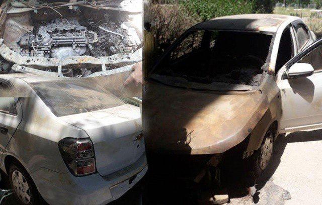 Ёниб кетган Cobalt автомобили хусусида...