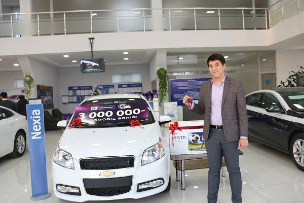 GM Uzbekistan 3 000 000- (уч миллионинчи) автомобиль соҳибини қутлади