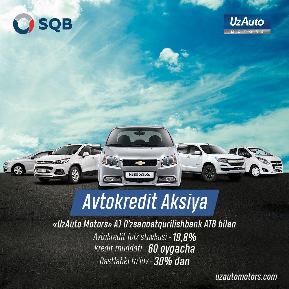 Diqqat Aksiya  Hoziroq o’z avtomobilingizni qo'lga kiritishingiz mumkin