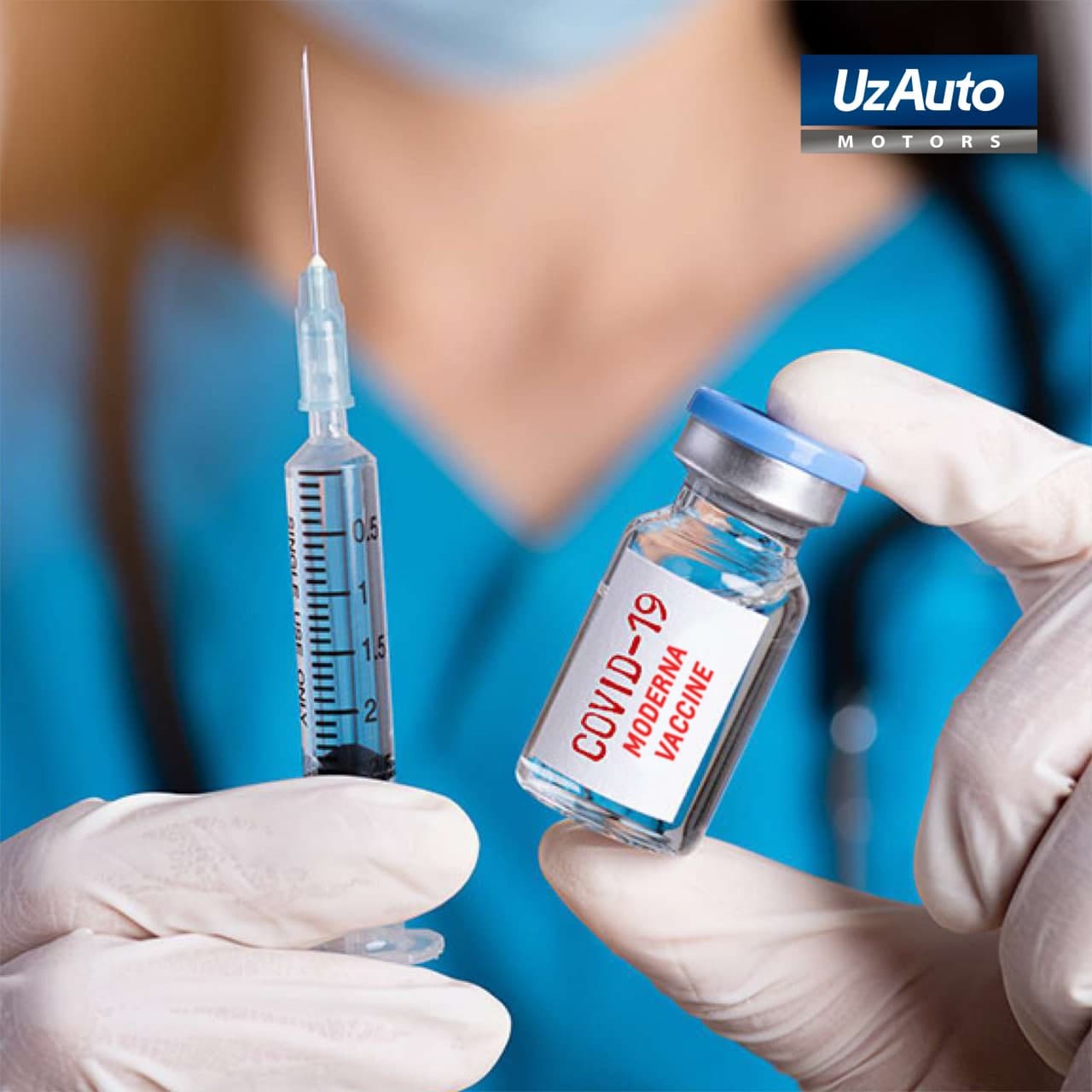 “UzAuto Motors” AJ o’z xodimlarining salomatligi haqida qayg’uradi