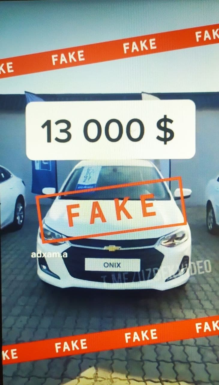 Kecha 14 sentabr kuni  ijtimoiy tarmoqlarda “Onix avtomobili sotuvga chiqdi” sharhli video shiddat bilan tarqaldi